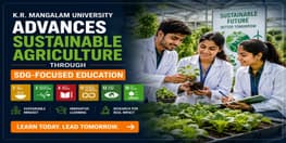 K R Mangalam University Advances Sustainable Agriculture Through SDG Focused Education